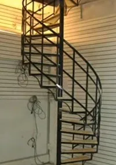 Escada caracol de ferro no abc