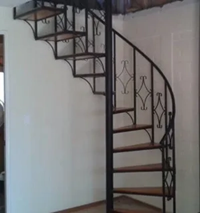 Escada caracol de ferro no abc