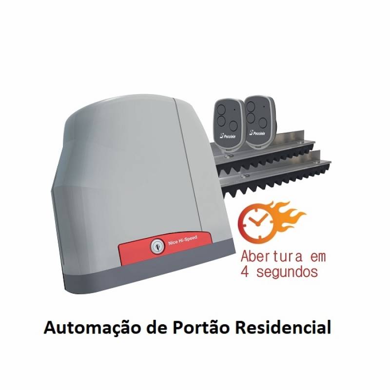 Automação de Portão Residencial Cotação Santo André - Automação de Portão Pivotante