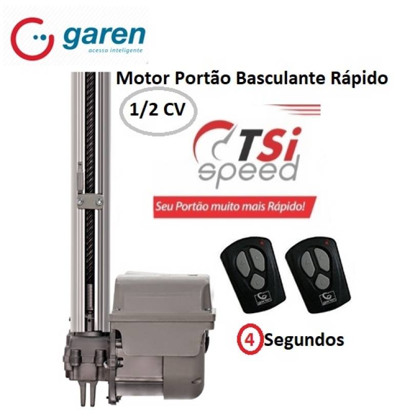 Comprar Motor de Portão Basculante Rápido Jardim Panorama - Motor para Portão Deslizante Mais Rápido