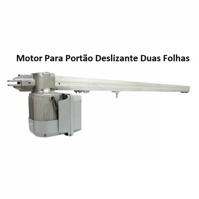 Comprar Motor para Portão de Correr Duplo Vila Esperança - Motor para Portão Correr Rápido