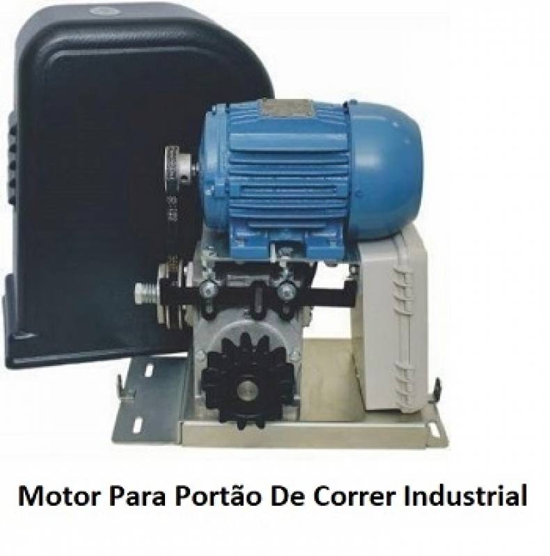 Comprar Motor para Portão de Correr Industrial Sacomã - Motor Elétrico para Portão de Correr