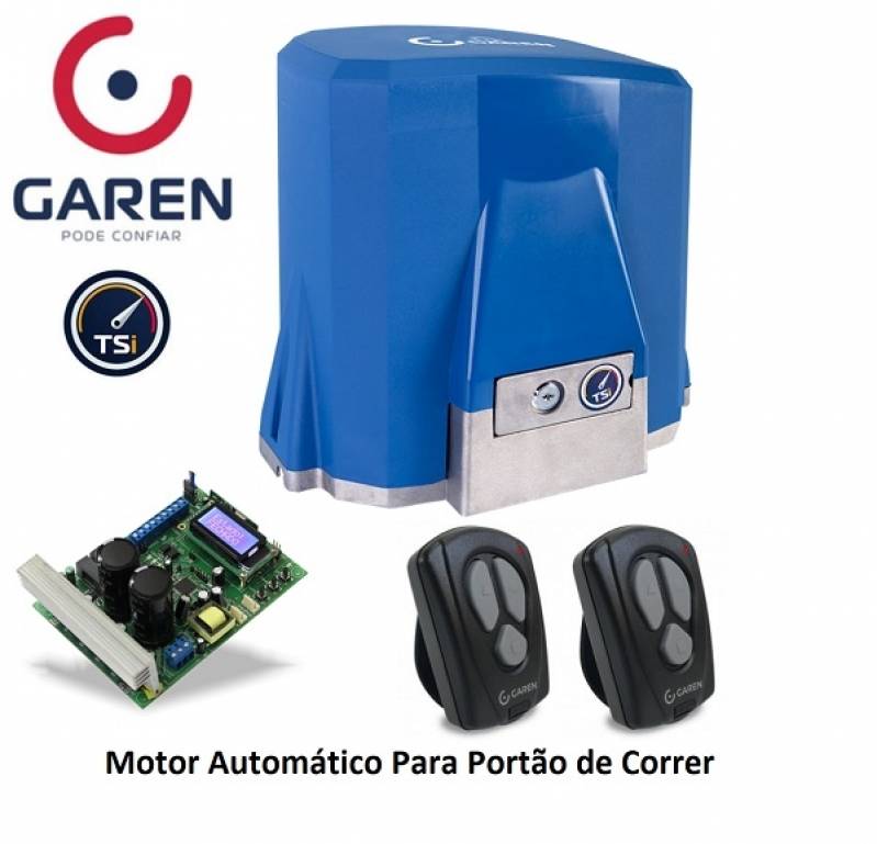 Motor Automático para Portão de Correr Jardim São Paulo - Motor Portão de Correr