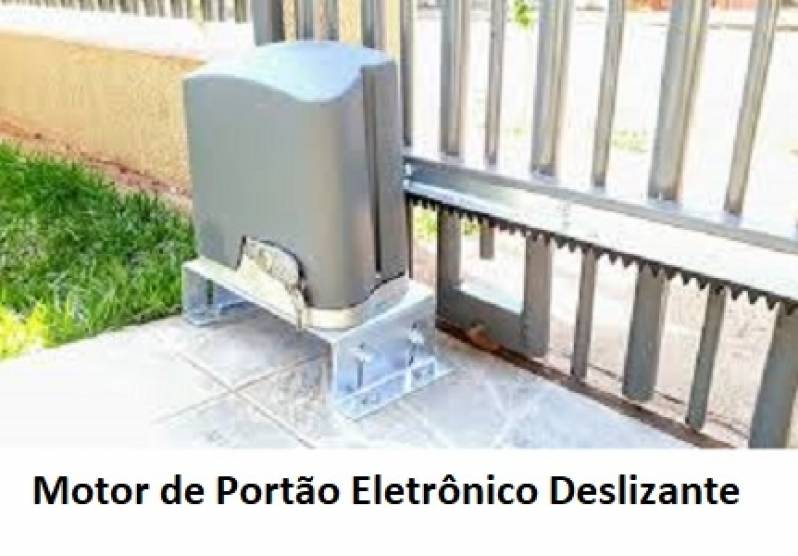 Motor de Portão Eletrônico Deslizante Sacomã - Motor para Portão Deslizante