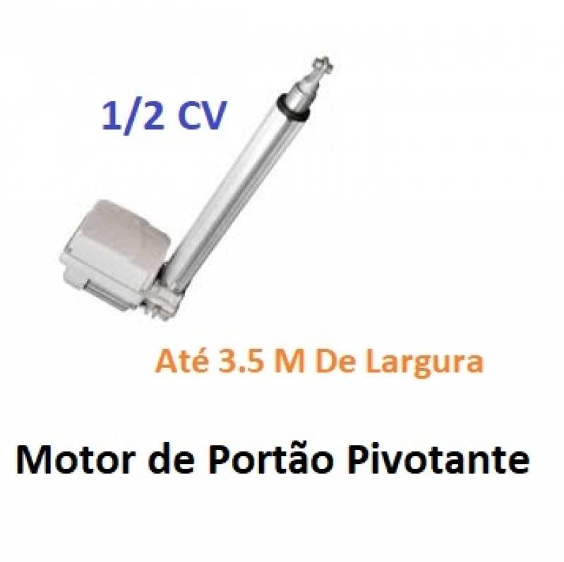 Motor de Portão Pivotante Preço Vila Madalena - Motor de Portão Pivotante