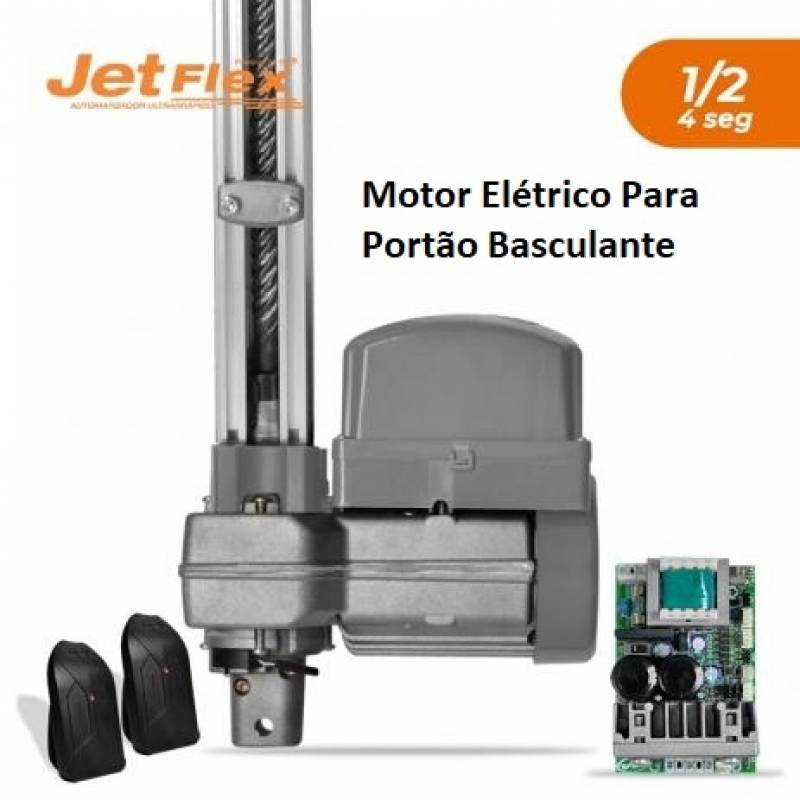 Motor Elétrico para Portão Basculante Parque São Domingos - Motor de Portão Eletrônico Basculante