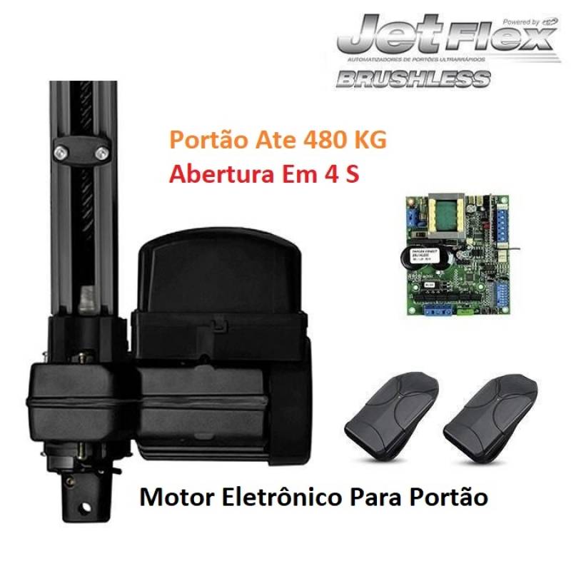 Motor Eletrônico para Portão Vila Andrade - Motor de Portão 4 Segundos