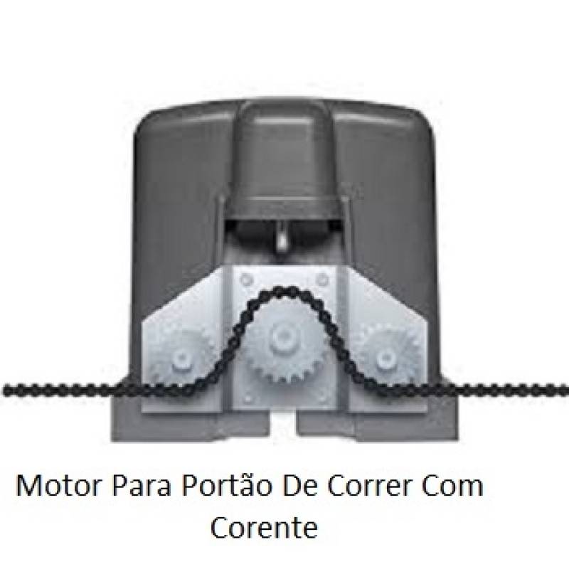 Motor para Portão de Correr com Corrente Jardim Leonor - Motor de Portão de Correr