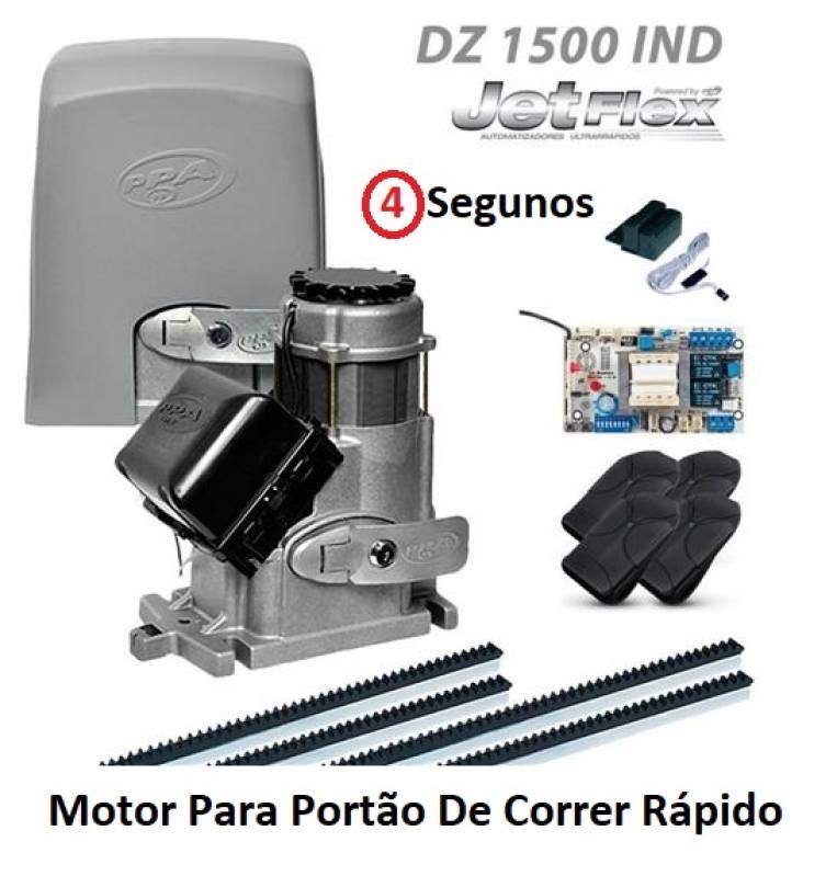 Motor para Portão de Correr Rápido Valor Região Central - Motor de Portão Rápido