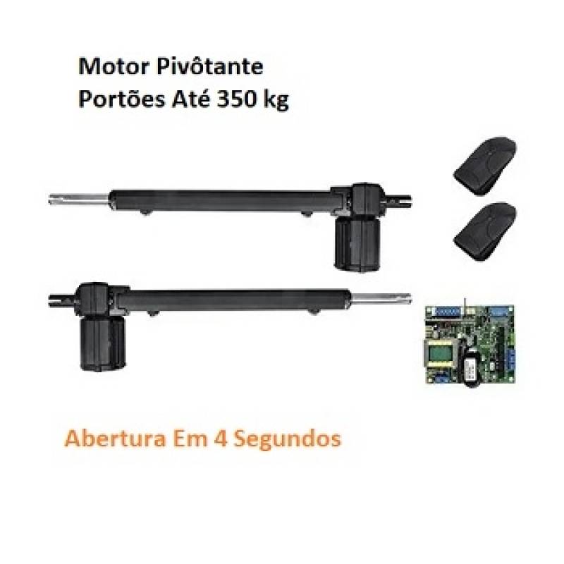 Motor para Portão de Duas Folhas Preço Rio Pequeno - Motor Elétrico para Portão