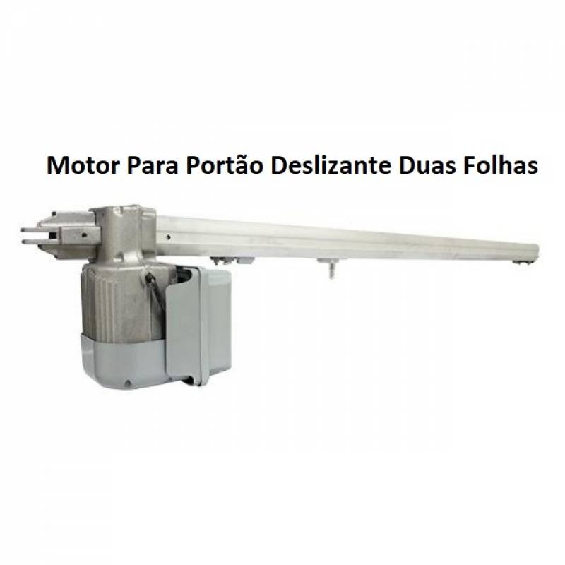 Motor para Portão Deslizante Duas Folhas Orçamento Parque Maria Domitila - Motor para Portão de Garagem Deslizante
