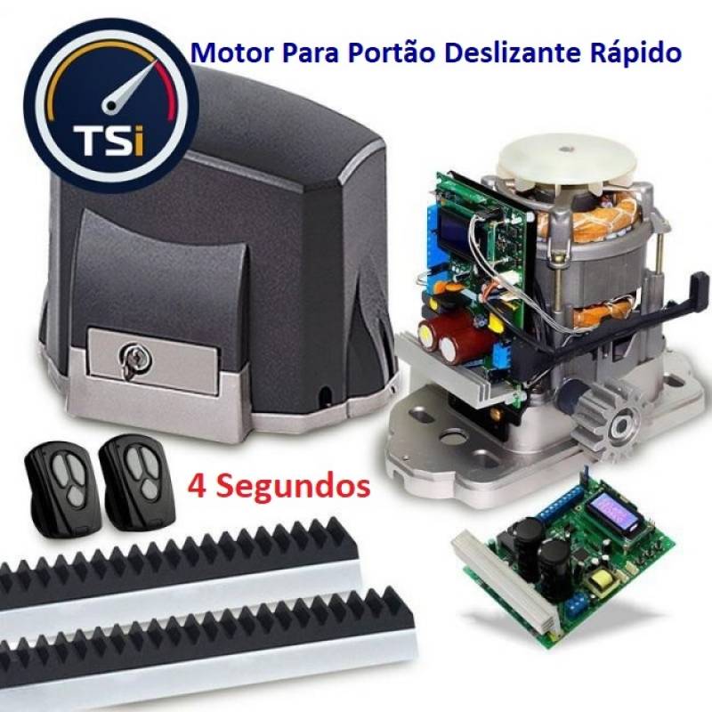 Motor para Portão Deslizante Rápido Valor Barra Funda - Motor para Portão Deslizante Mais Rápido