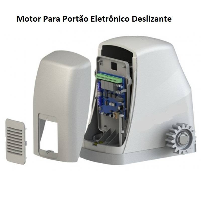 Motor para Portão Eletrônico Deslizante Vila Andrade - Motor para Portão Deslizante Duas Folhas