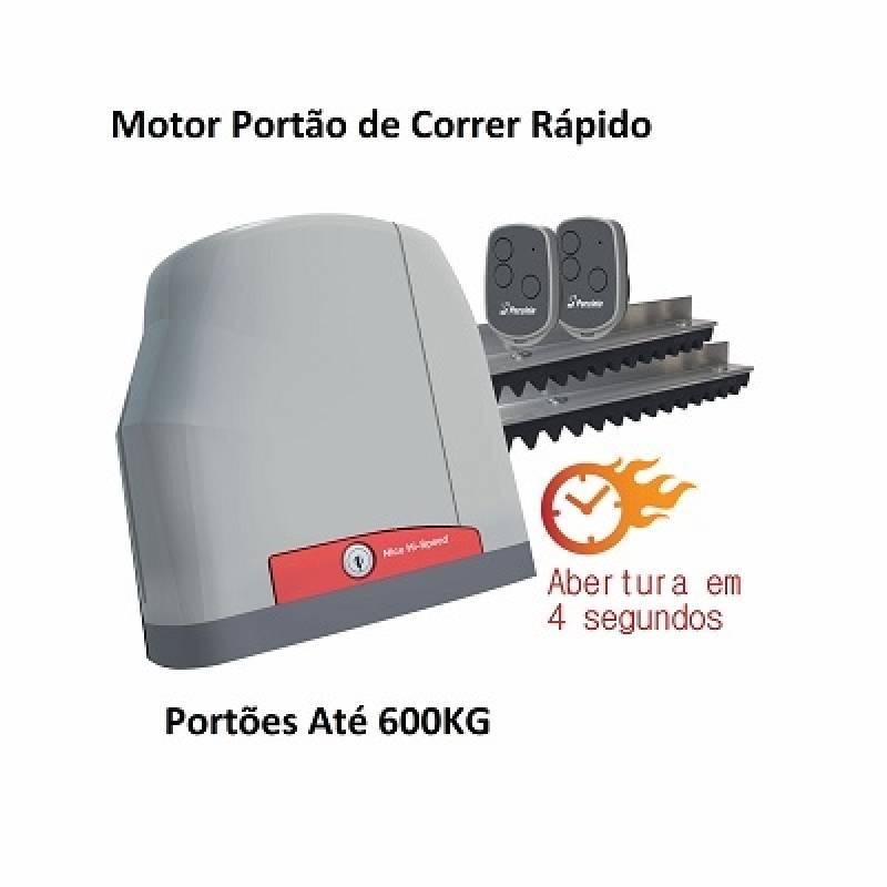 Motor Portão de Correr Rápido Sacomã - Motor Rápido para Portão