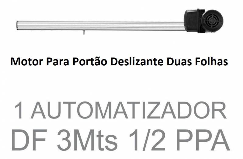 Preço de Motor para Portão Deslizante Duas Folhas Santana - Motor de Fuso para Portão Deslizante