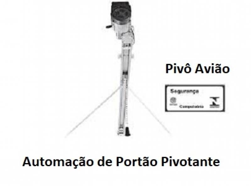 Serviço de Automação de Portão Pivotante Lapa - Automação Portão Eletrônico