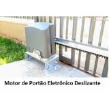 motor de portão eletrônico deslizante Parque Maria Domitila