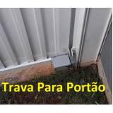 trava automática portão eletrônico Jardim São Paulo