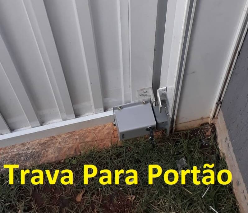 Trava Automática Portão Eletrônico Vila Matilde - Trava Portão de Correr