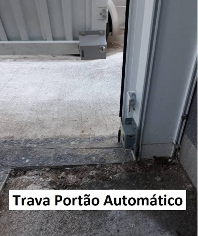 Trava Portão Automático Saúde - Trava Portão Basculante